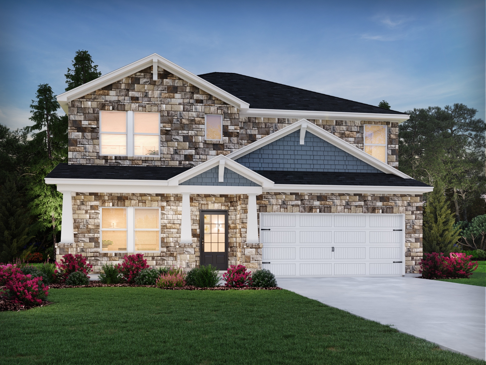 Photo of new brick home in Fairburn GA